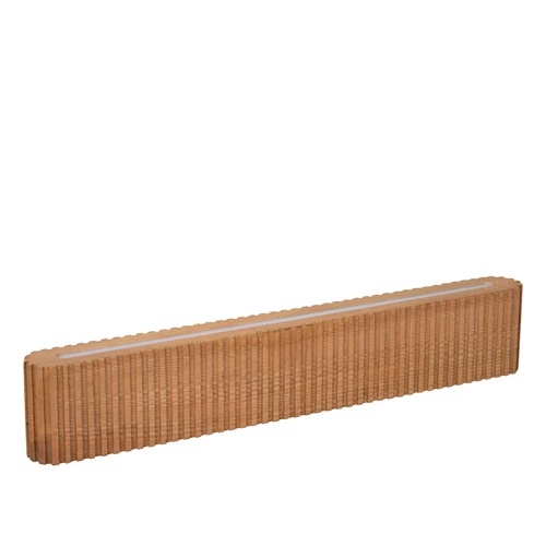 Lucide BANNISTER - Lámpara de pared - LED Regul. - CCT - 2x7W 2200K/3000K - Madera ligera - Vibes - apagado